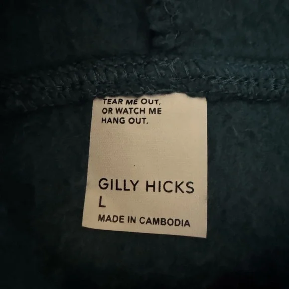 Gilly Hicks Deep Teal Sherpa/Fuzzy Hoodie - Picture 4 of 5